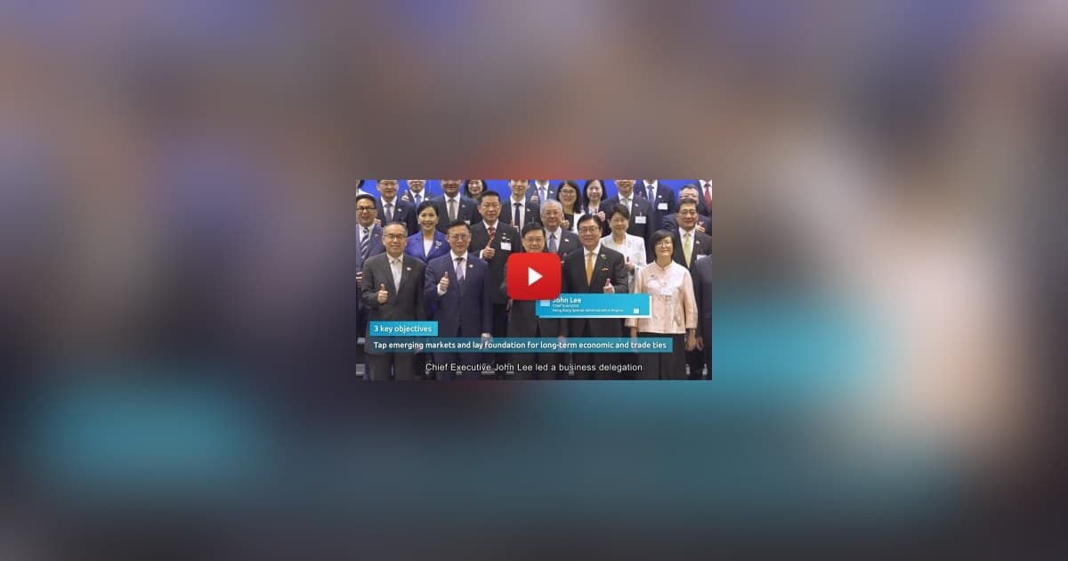 Delegação de Hong Kong fortalece laços com Ásia Central e firma 96 acordos