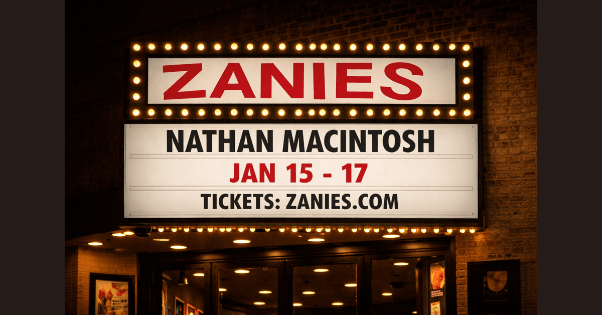 Nathan Macintosh Retorna ao Zanies Chicago para Temporada Limitada de Cinco Apresentações