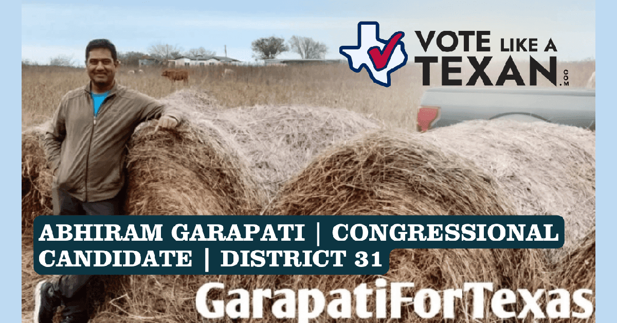 Candidato ao Congresso do Texas, Abhiram Garapati, Discute Imigração, Tecnologia e Questões Rurais em Entrevista Cívica