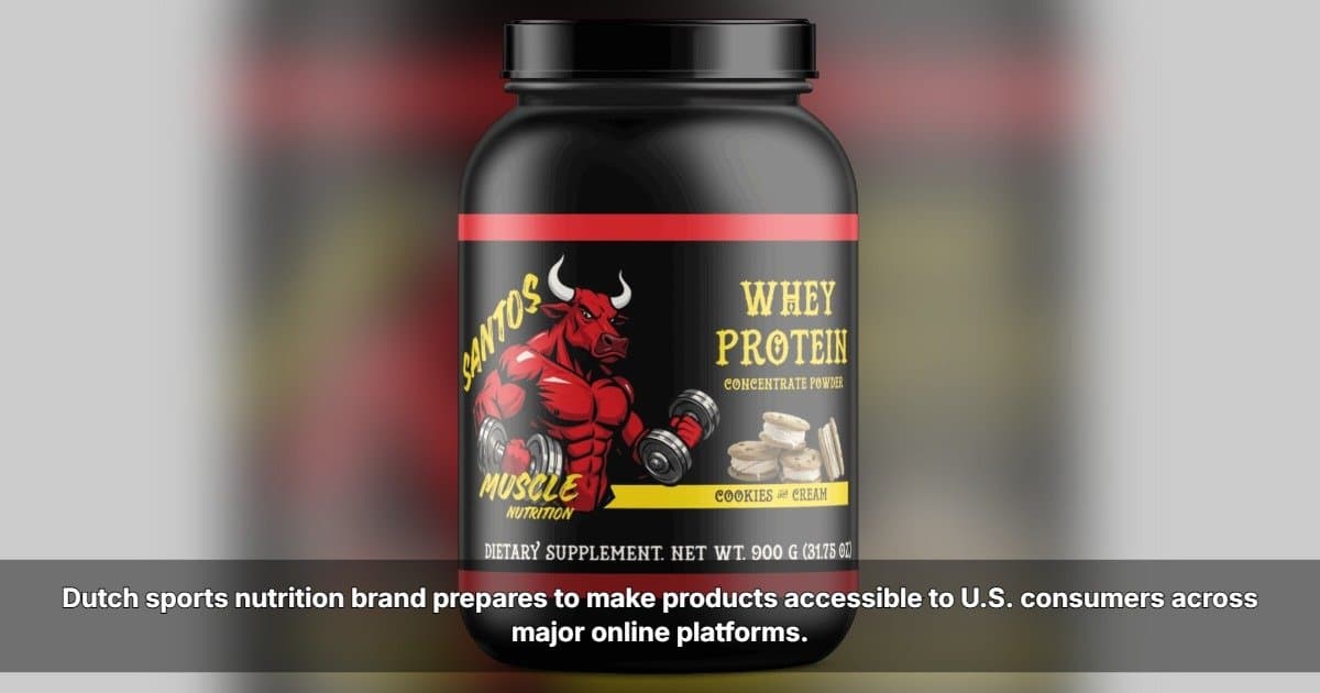 Santos Muscle Nutrition será lançada nas principais plataformas de e-commerce dos EUA