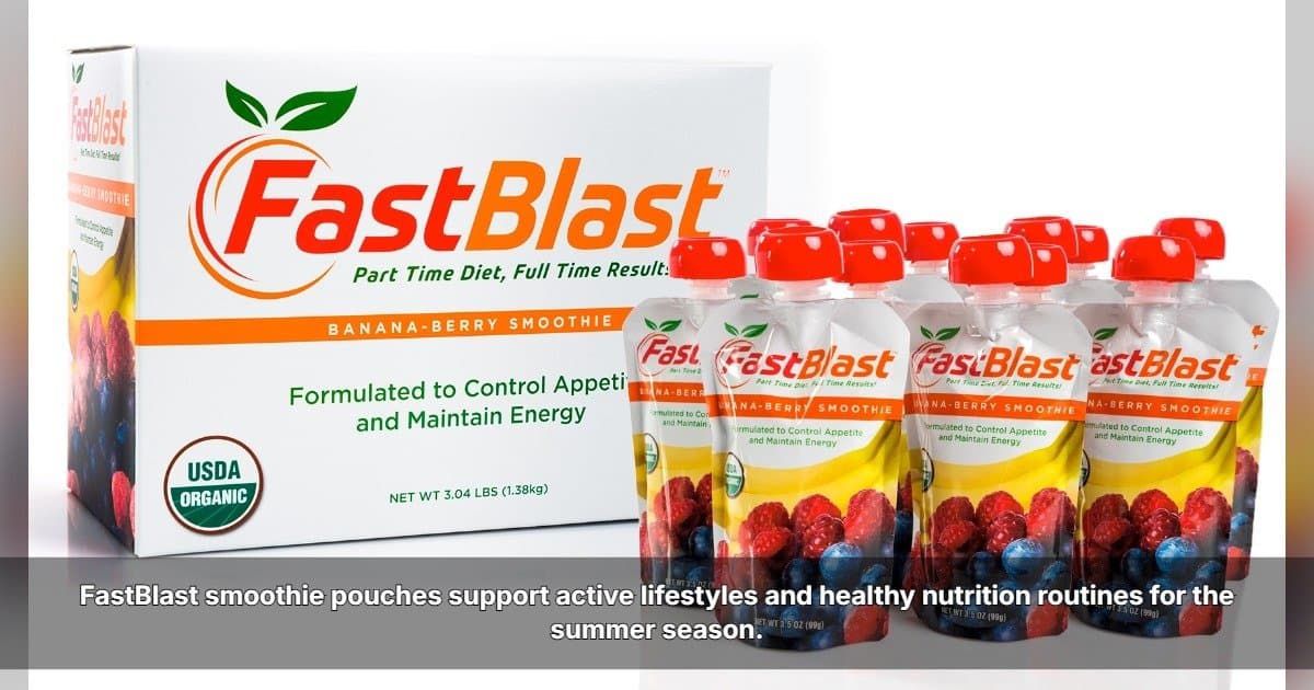 FastBlast Promove Nutrição à Base de Plantas para o Bem-Estar na Primavera e Verão