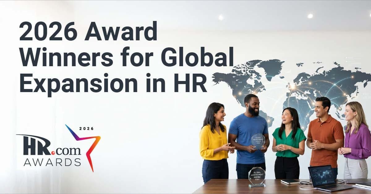 HR.com anuncia vencedores do Prêmio Global de Expansão em RH 2026