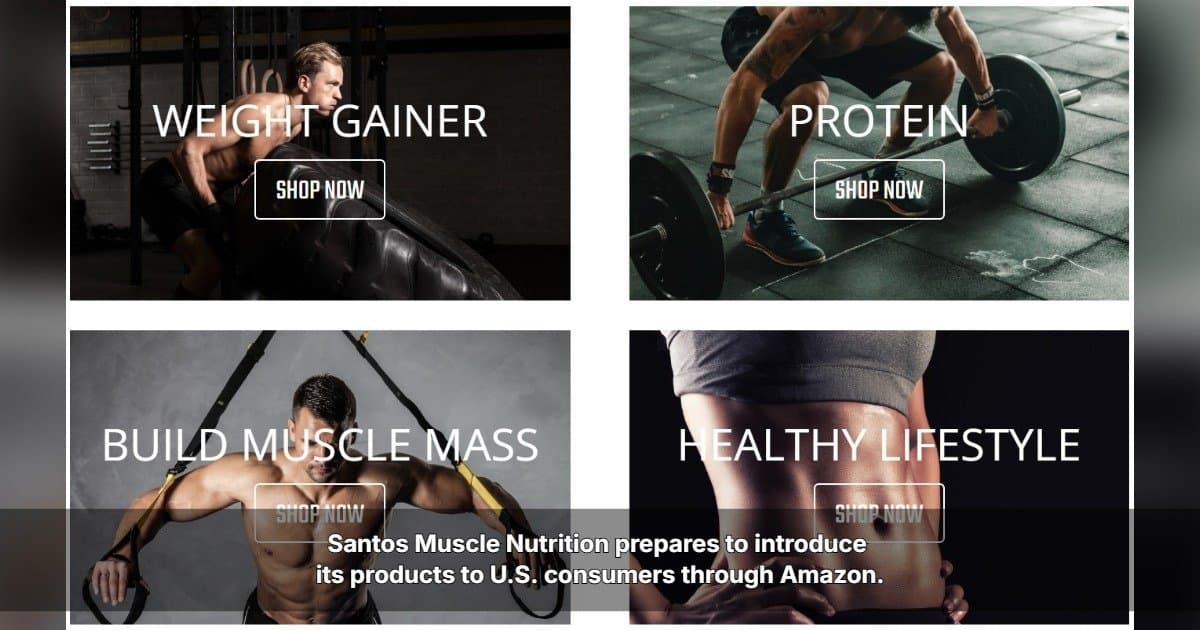 Santos Muscle Nutrition Destaca Padrões de Qualidade Europeus Antes do Lançamento na Amazon dos EUA