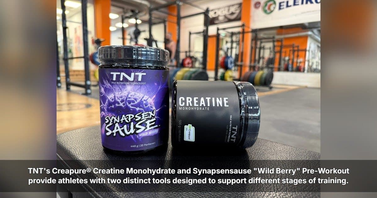 TNT Destaca Papéis Distintos da Creatina e Suplementos Pré-Treino para Objetivos de Treino Específicos