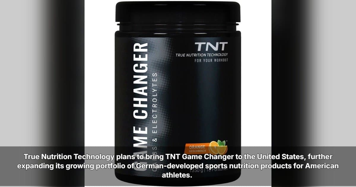 TNT traz bebida eletrolítica Game Changer para o mercado dos EUA