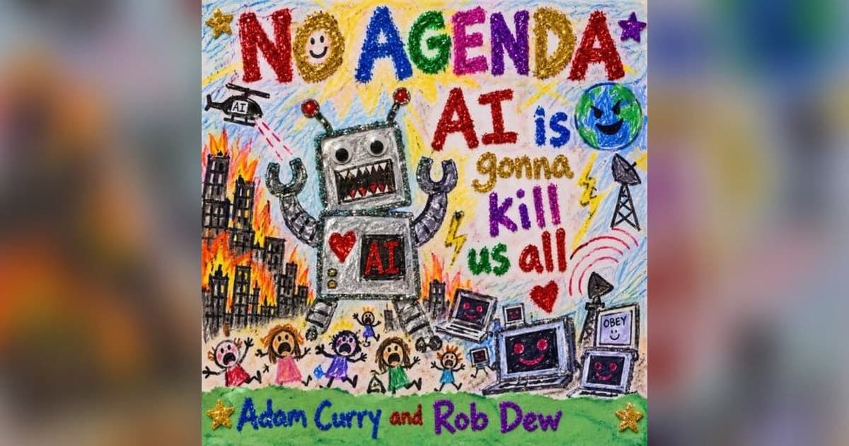 Apresentadores do No Agenda Show analisam a narrativa do fim da IA como repetição do manual da COVID