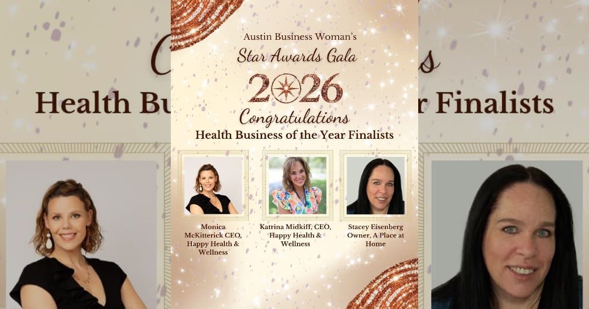 Stacey Eisenberg é finalista do prêmio de Especialista/Empresa de Saúde do Ano de 2026 da Austin Business Woman