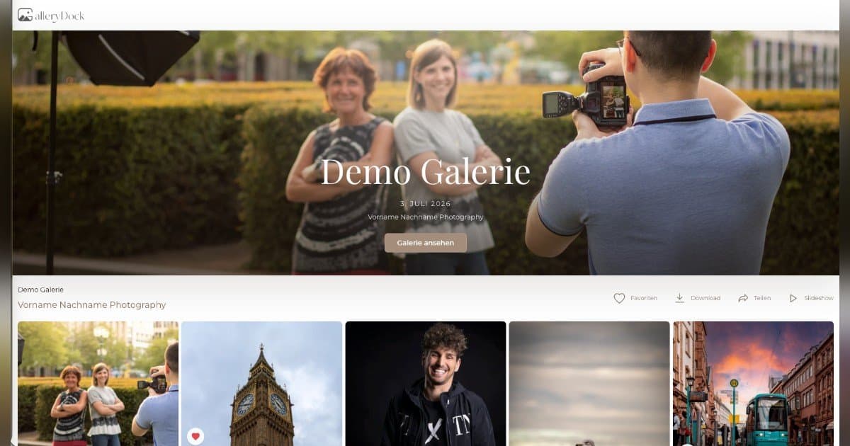GalleryDock expande galerias de clientes incorporadas em sites para fotógrafos internacionais