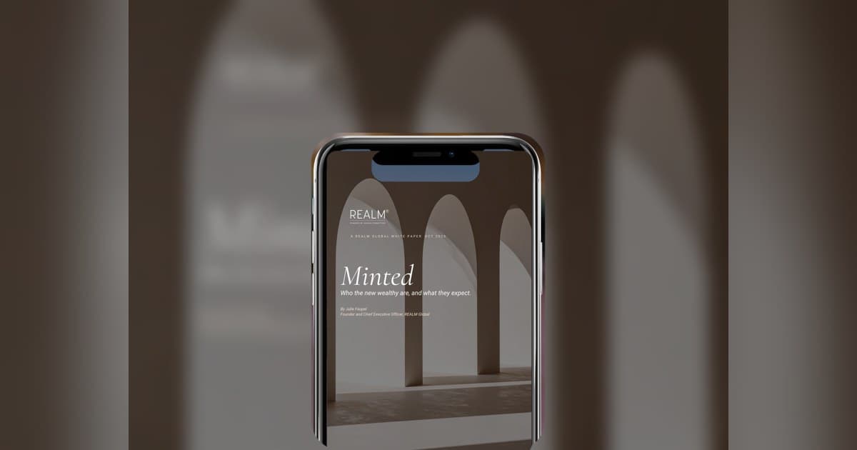 White Paper 'Minted' da REALM Define os Novos Ricos e a Lacuna de Confiança Enfrentada por Consultores de Luxo