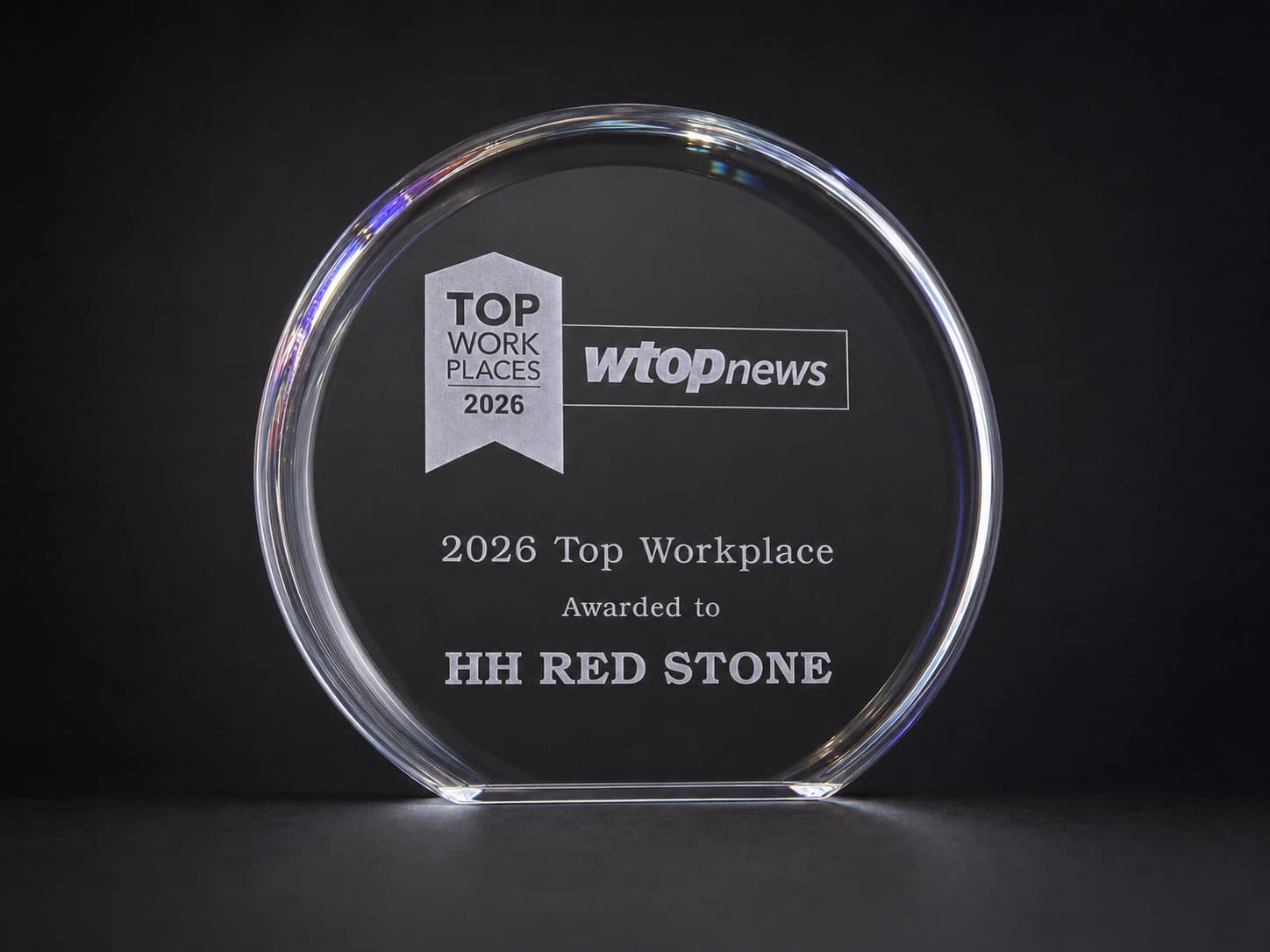 HH Red Stone Nomeada um dos Melhores Locais de Trabalho de 2026 pela WTOP News com Base no Feedback dos Funcionários