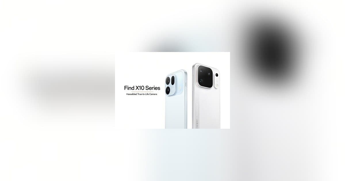 OPPO lança globalmente a série Find X10 com câmera tripla de 200MP e ColorOS 17 com IA
