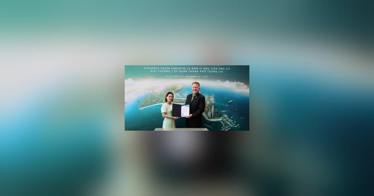 Vinhomes Green Paradise é o Primeiro Participante Oficial da Campanha '7 Maravilhas das Cidades do Futuro' do New7Wonders