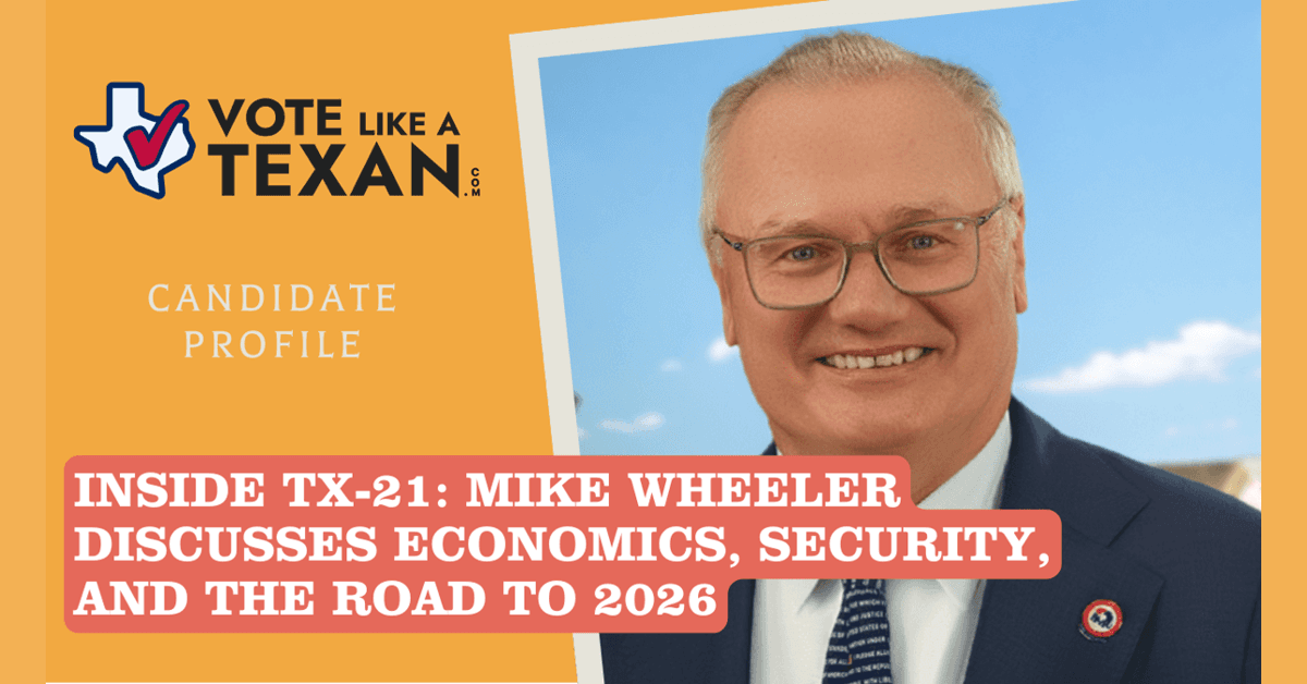 Michael Wheeler Apresenta Prioridades do Congresso em Nova Série de Educação Eleitoral do Texas