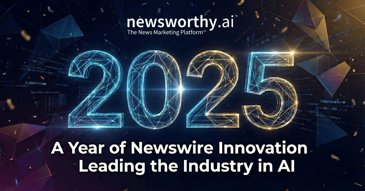 Newsworthy.ai Relata Ano Histórico em 2025 com Inovações em Comunicados de Imprensa Impulsionados por IA e Rede de Distribuição Expandida