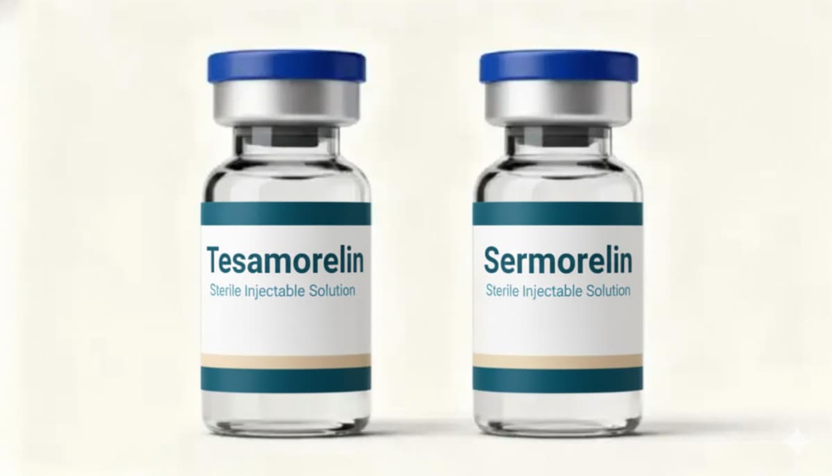 Tesamorelin e Sermorelin: Peptídeos Liberadores de Hormônio do Crescimento Distintos com Diferentes Aplicações de Pesquisa
