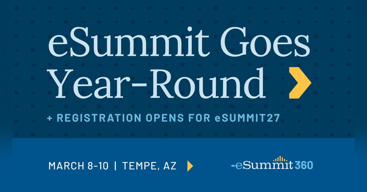 SERI expande o eSummit para um programa anual, abre inscrições para o eSummit27