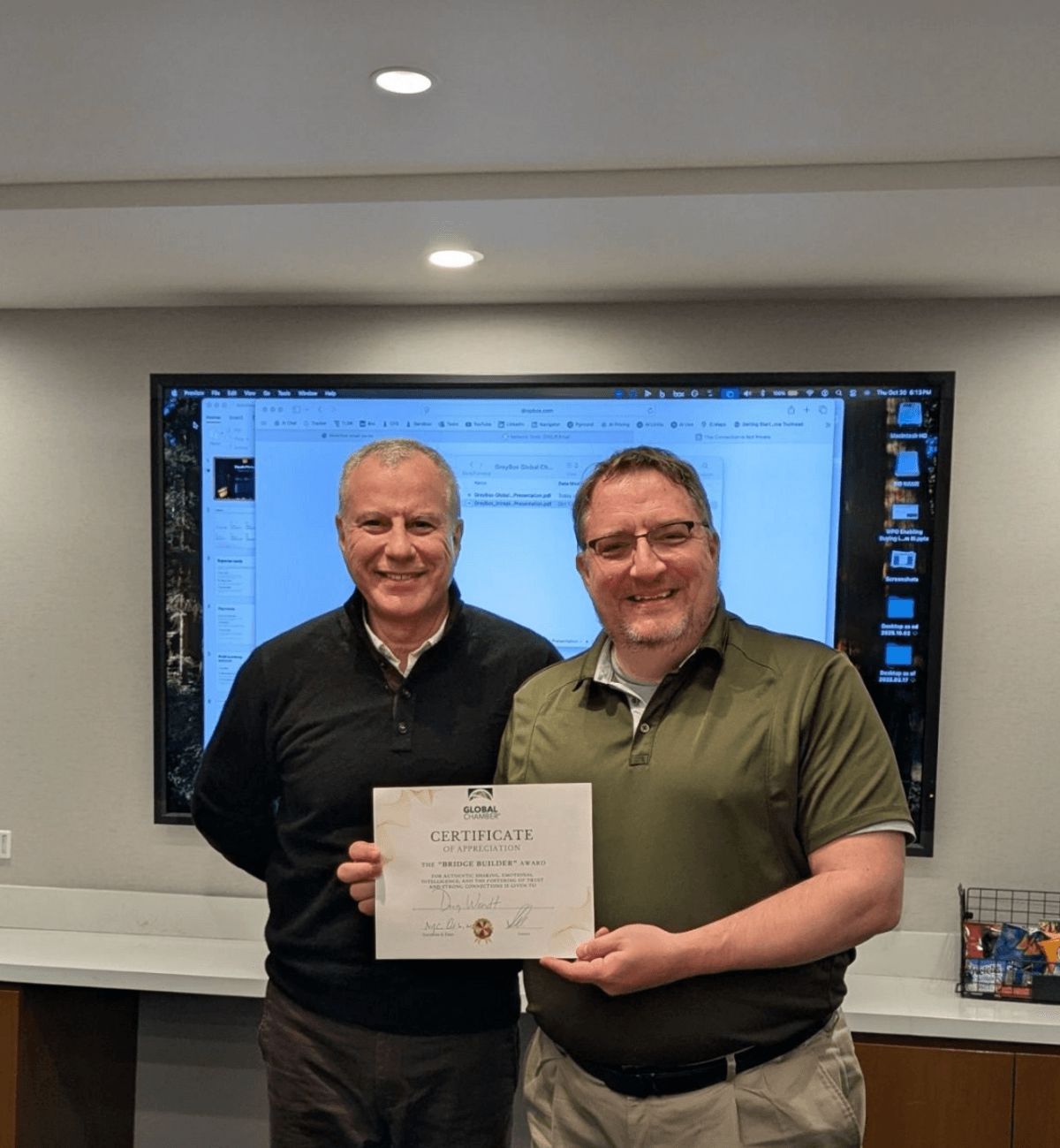 Executivo da Wendt Partners é Homenageado com o Prêmio Construtor de Pontes por Liderança Empresarial Global