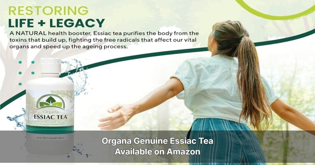 Chá Essiac ORGANA Recebe Avaliações Positivas na Amazon, Destacando Qualidade Fitoterápica Tradicional