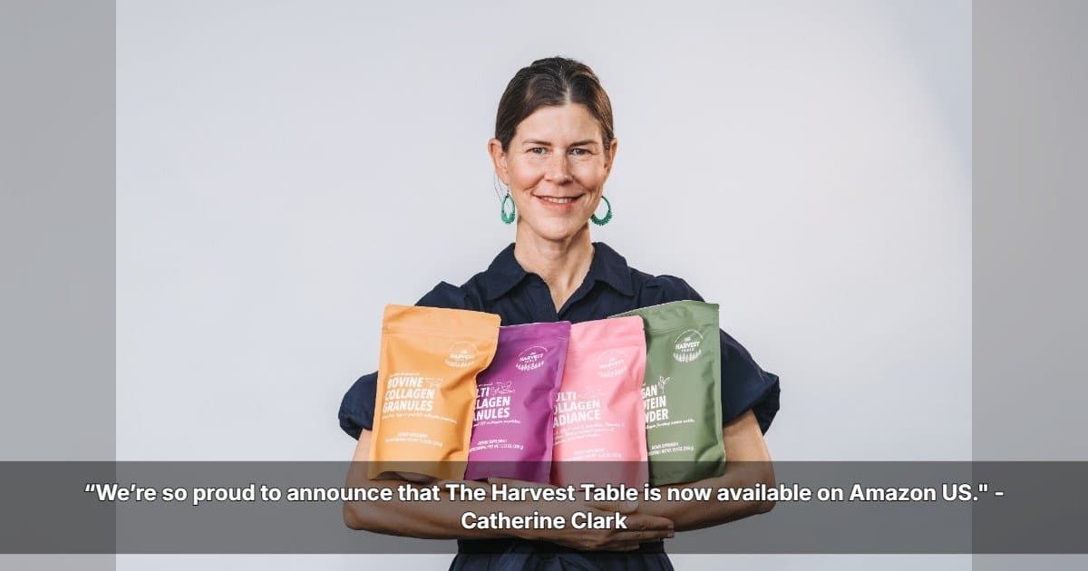 The Harvest Table lança linha completa de produtos na Amazon, expandindo nutrição clean-label para consumidores dos EUA