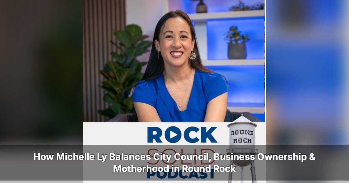 Michelle Ly: Equilibrando Negócios, Câmara Municipal e Maternidade em Round Rock