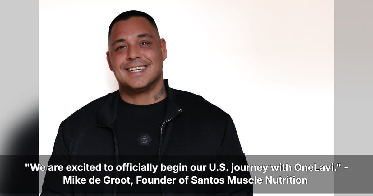 Santos Muscle Nutrition estreia nos EUA na OneLavi.com