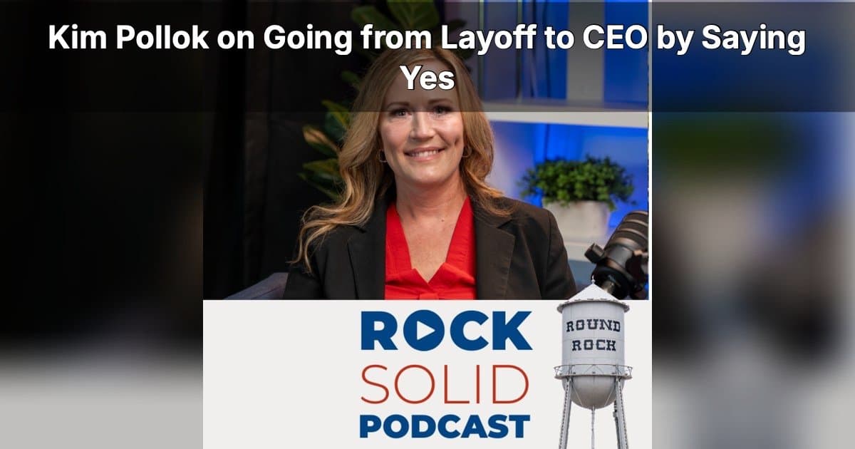 De Demitida a CEO: Kim Pollok Compartilha Insights de RH no Episódio 79 do Podcast Rock Solid