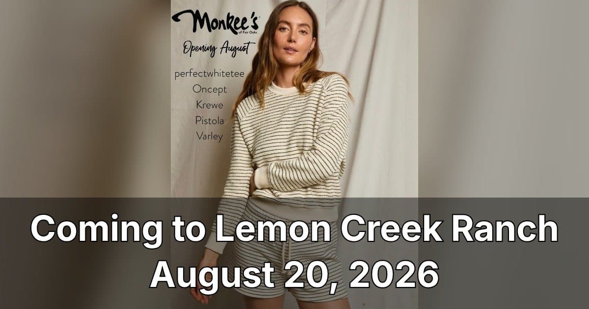 Inauguração da Monkee's de Fair Oaks Ranch marcada para 20 de agosto, trazendo nova boutique ao Condado de Bexar