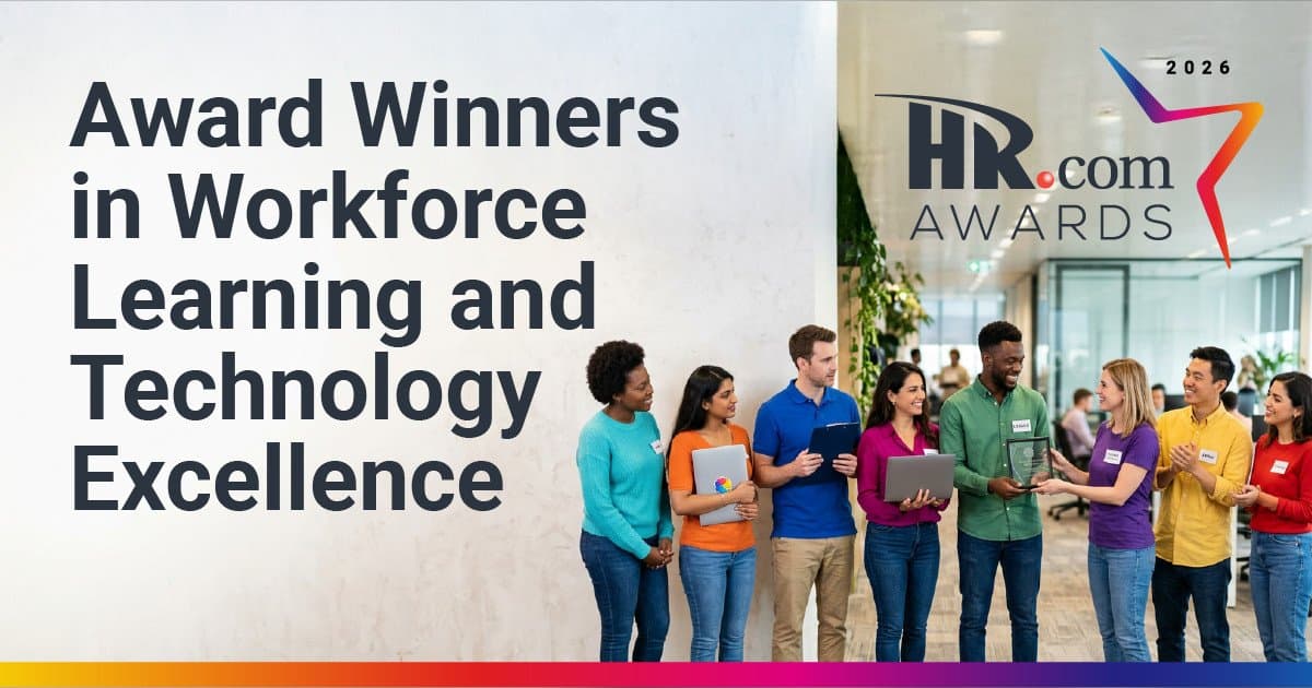 HR.com anuncia os vencedores do Prêmio Future of Learning Technology and Upskilling 2026