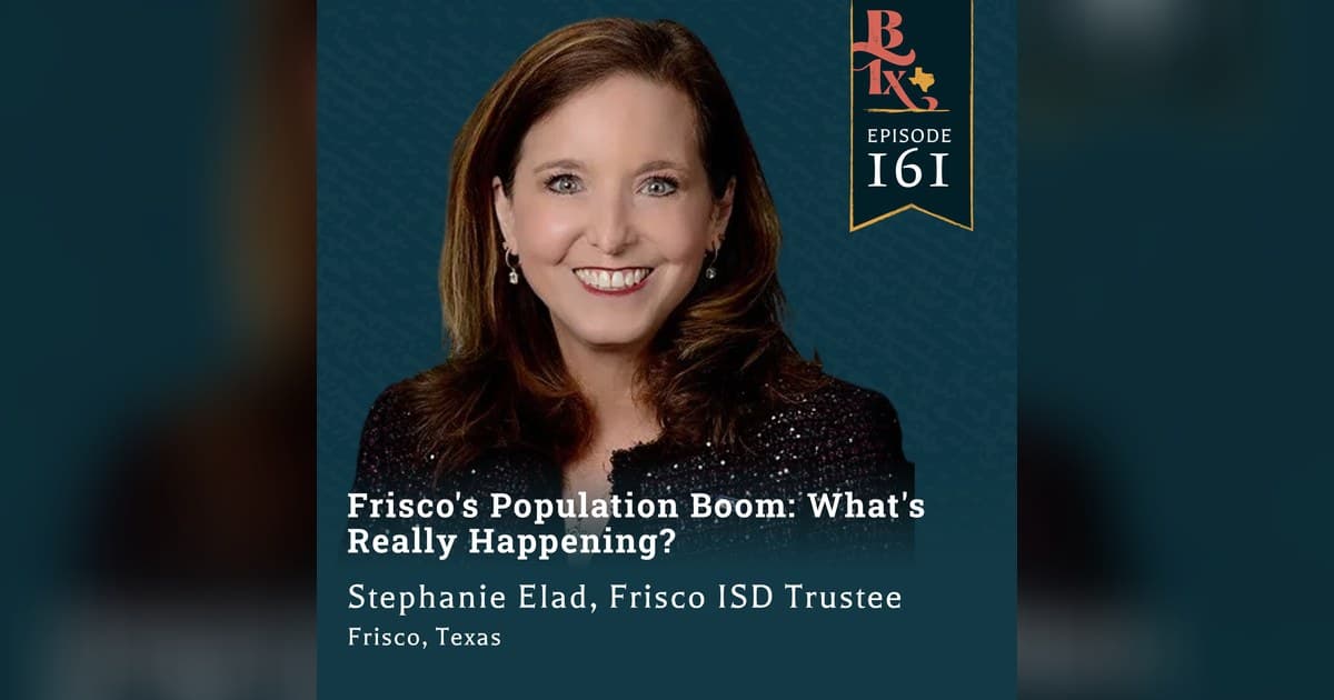 Membro do Conselho do Frisco ISD, Stephanie Elad, Discute Queda de Matrículas, Retenção de Professores e Preparação para o Trabalho no The Building Texas Show