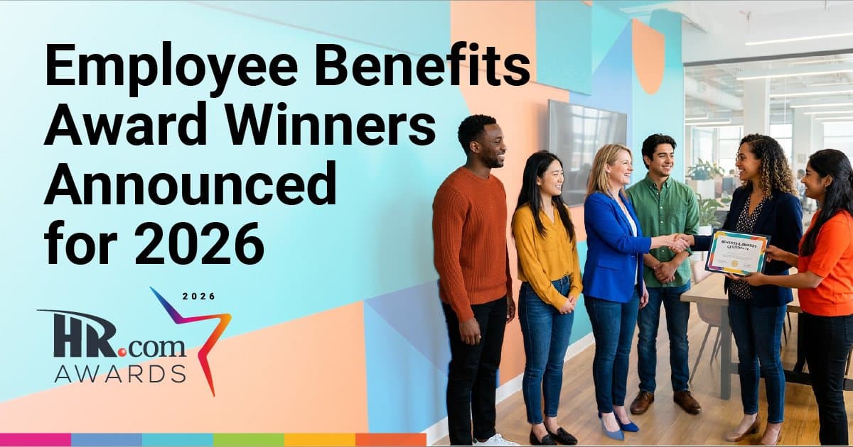 HR.com anuncia os vencedores do Employee Benefits Awards 2026