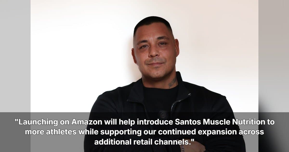 Santos Muscle Nutrition planeja lançamento na Amazon nos Estados Unidos