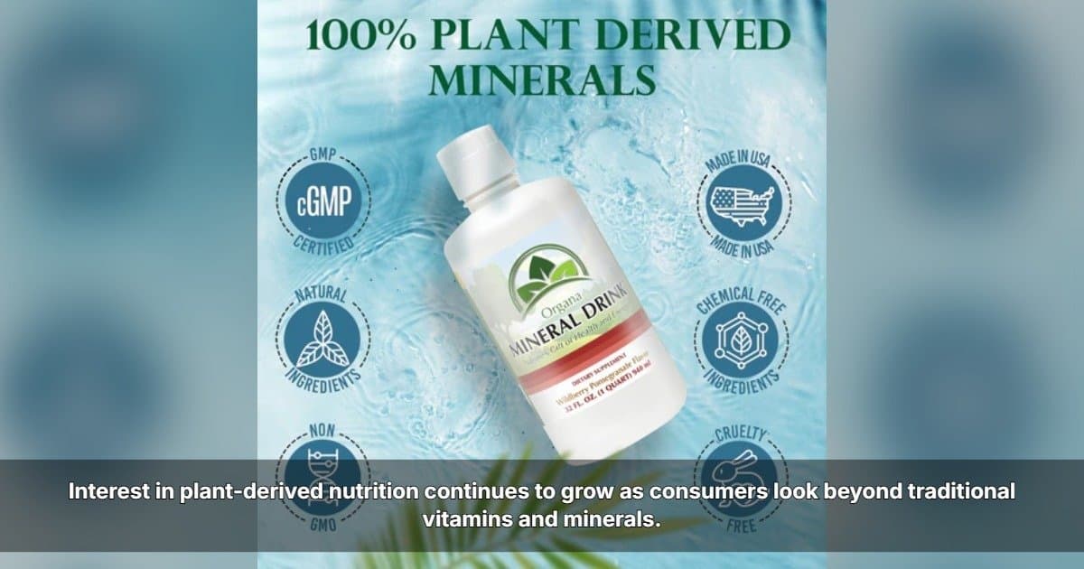 Interesse do Consumidor em Nutrição de Origem Vegetal Atrai Atenção para Minerais Fúlvicos, Diz ORGANA International