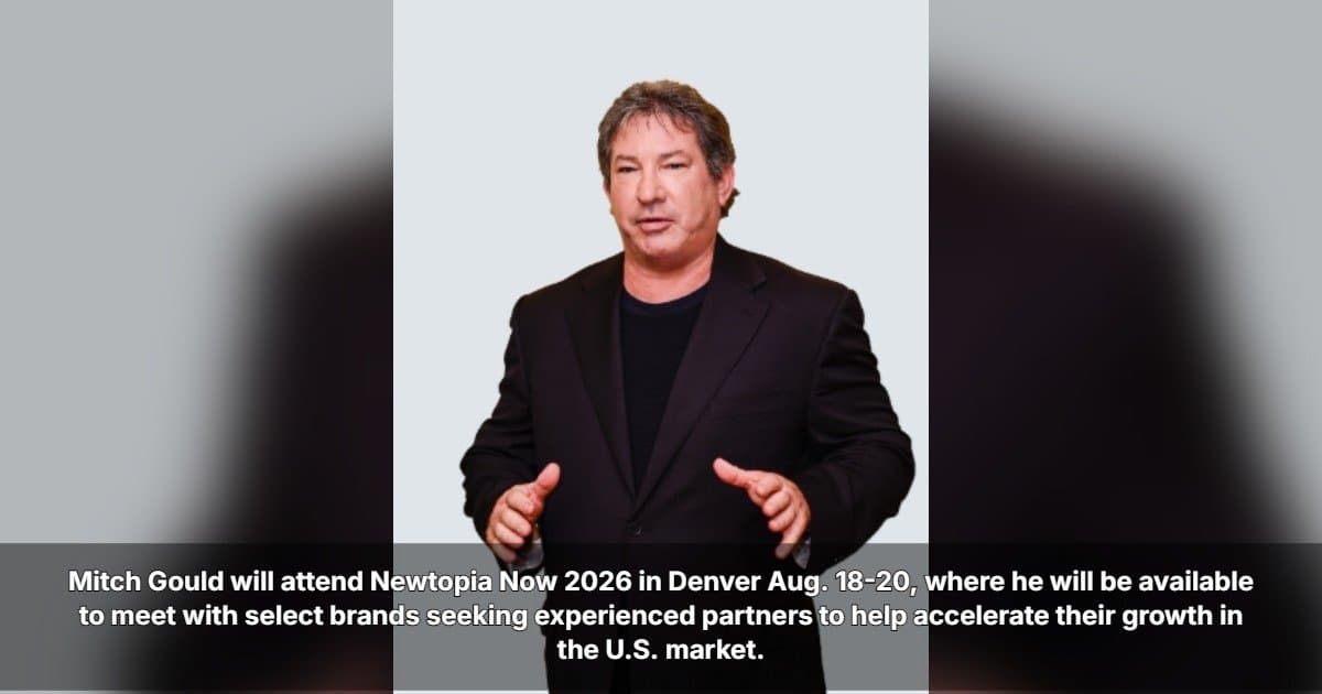 Mitch Gould, da NPI, vai prospectar marcas emergentes na Newtopia Now 2026