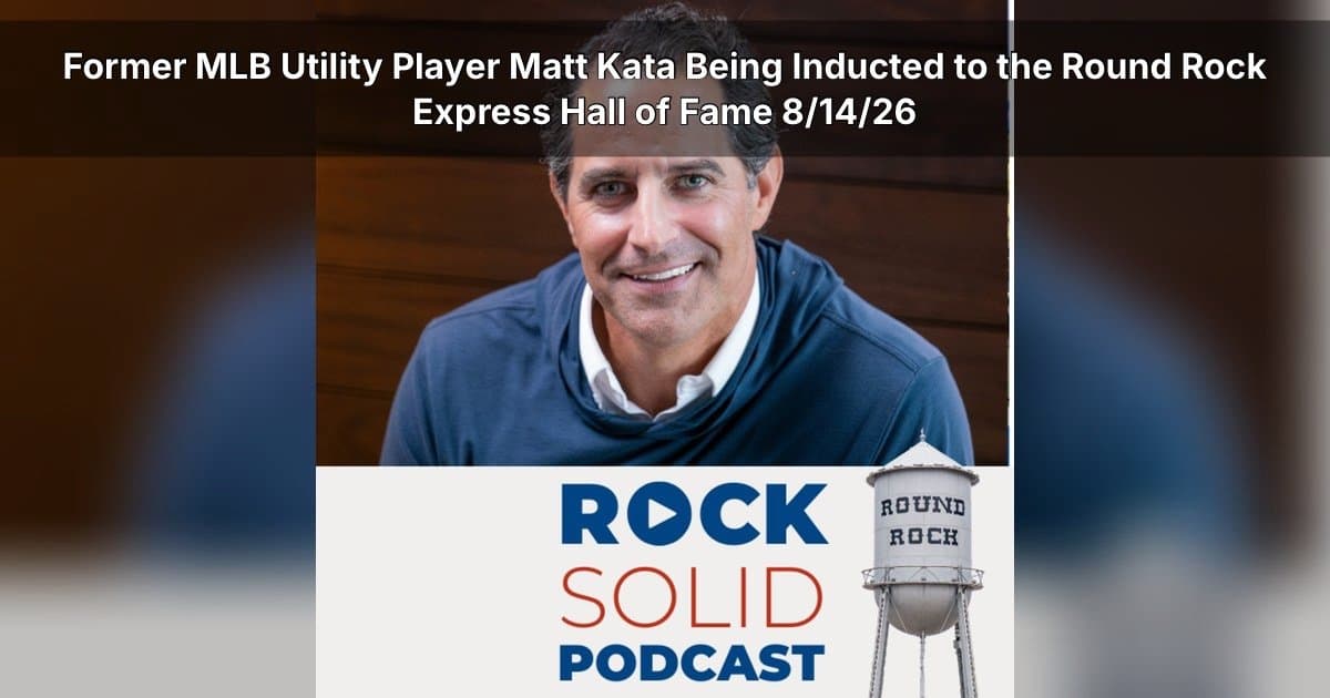 Ex-jogador versátil da MLB, Matt Kata, discute versatilidade, resiliência mental e filosofia de treinamento no podcast Rock Solid