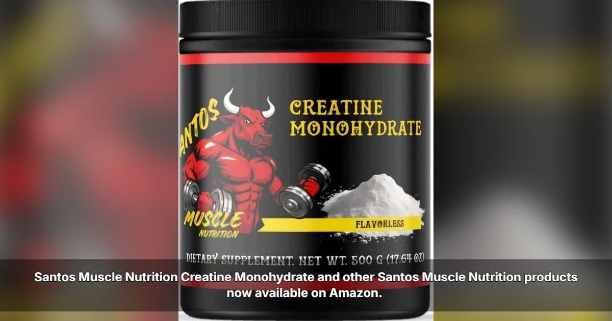 Santos Muscle Nutrition Expande Presença nos EUA com Lançamento na Amazon