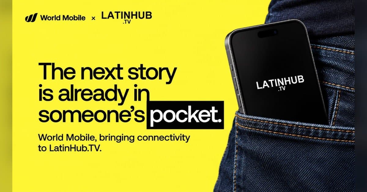 Latinhub.TV e World Mobile Group se unem para conectar varejistas hispânicos à rede sem fio descentralizada