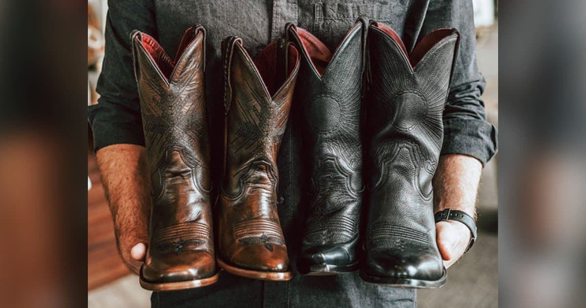 Chisos Boot Company dispensa o couro de bezerro, obtém peles de vacas leiteiras e trata o cuidado como parte do produto