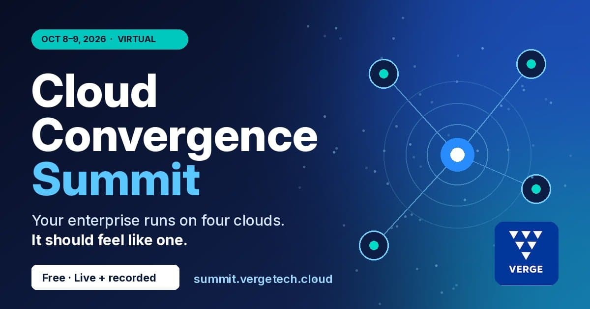 Verge Technologies Apresenta o Cloud Convergence Summit para Unificar Ambientes Multi-Cloud Fragmentados
