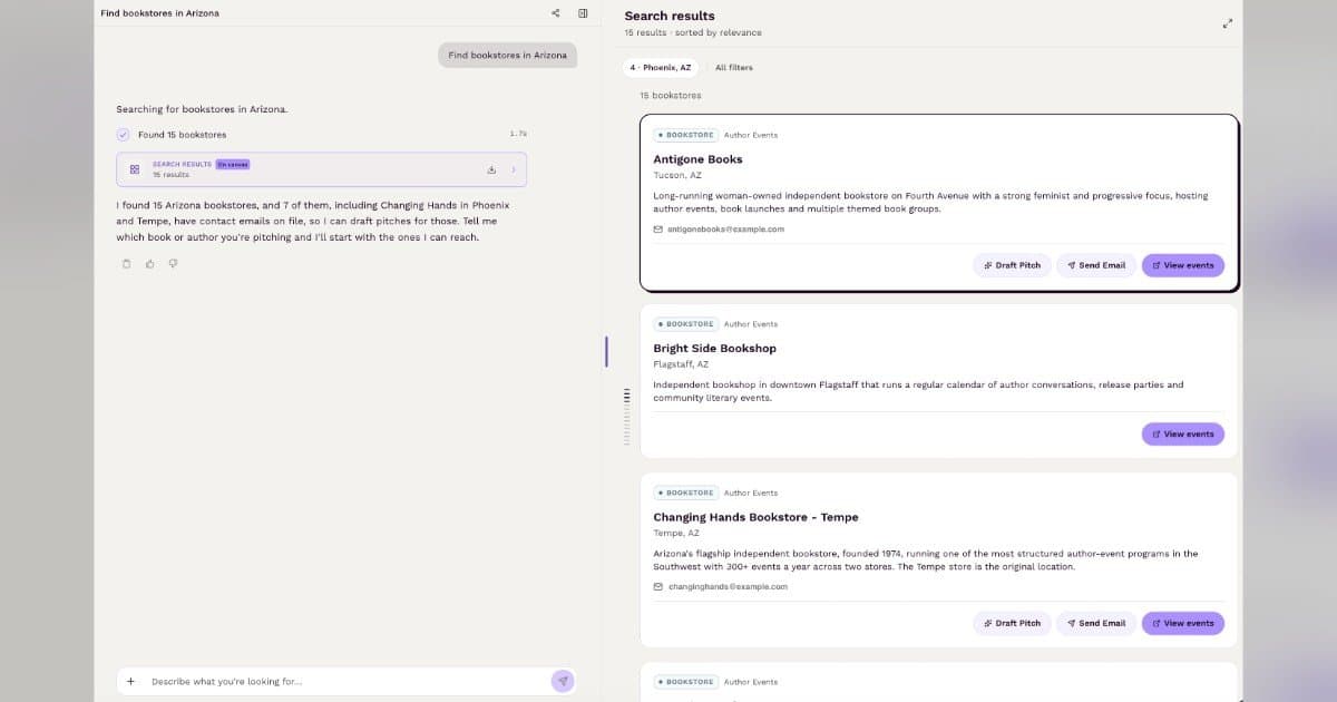Featured Lança Ferramenta Find Bookstores para Ajudar Autores a Planejar Sessões de Autógrafos e Turnês
